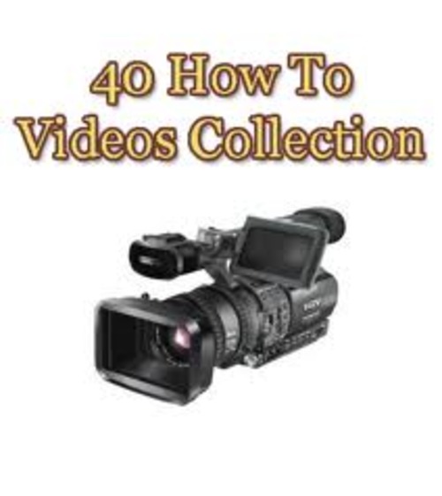 Product picture Offer you 40 how to videos tutorials collections